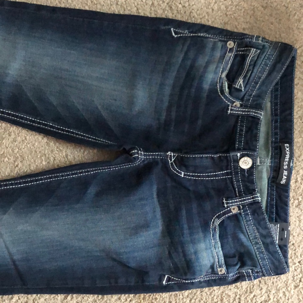 Express low rise Stella boot cut jeans